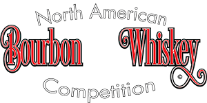 This image features the logo for the "North American Bourbon and Whiskey Competition."